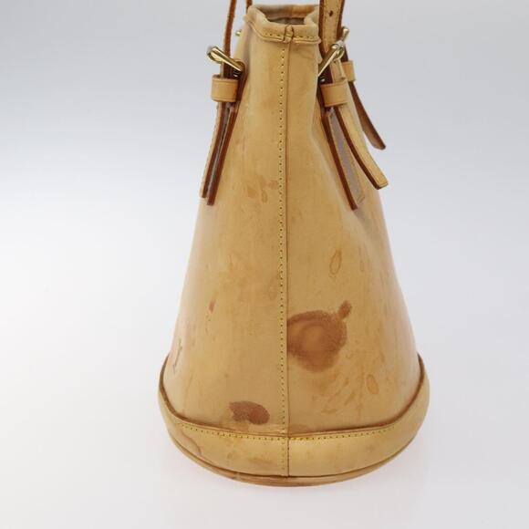 LOUIS VUITTON Nomad Leather Bucket PM Shoulder Bag Beige M85001 - Picture 4 of 16